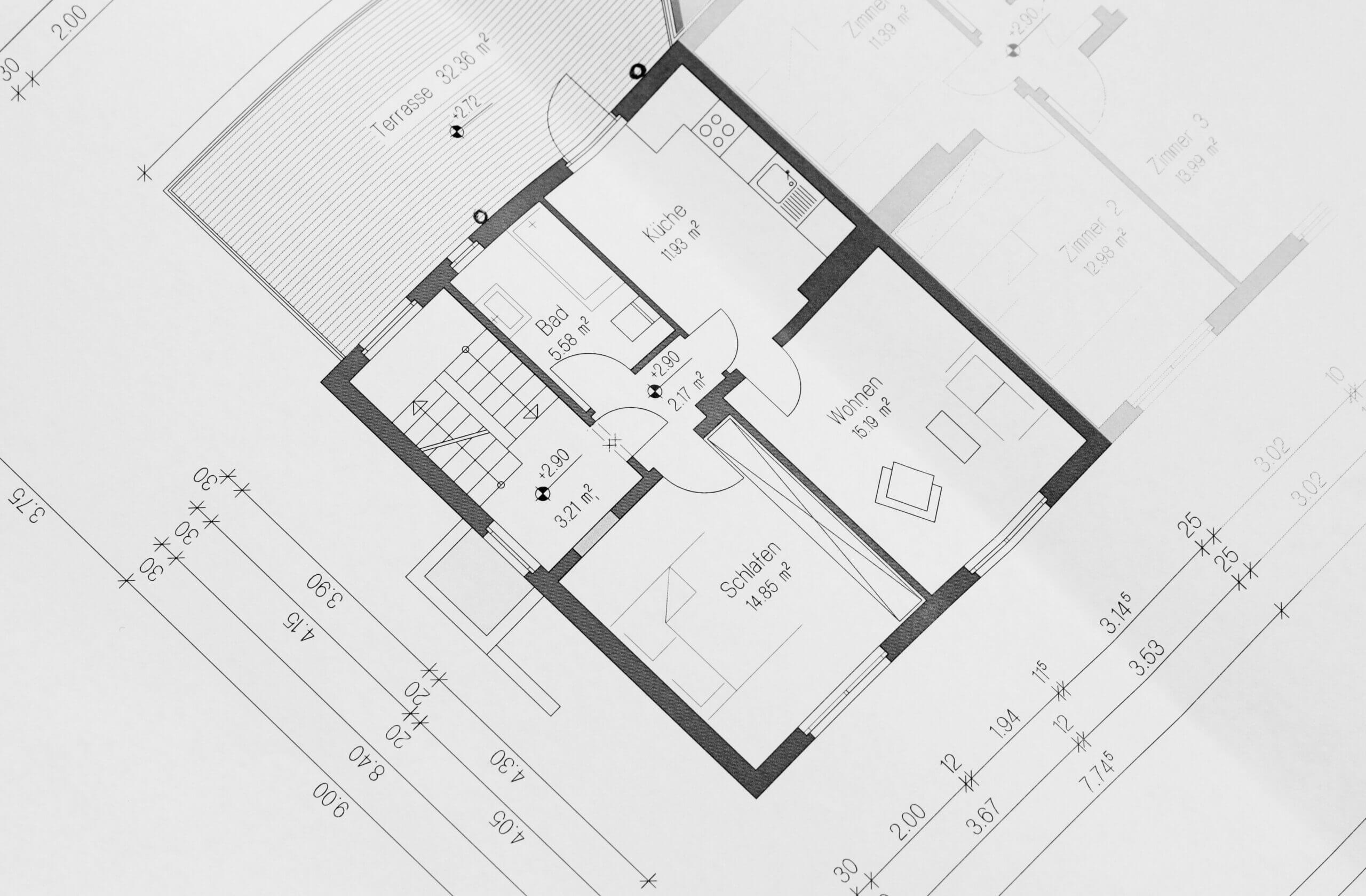 blueprint-grundriss-beispiel Grundrissplan Beispiel